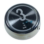 STAINLESS STEEL VANDAL RESISTANT ELEVATOR BUTTONS WITH BRAILLE 36.8mm