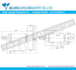 ELEVATOR GUIDE SHOE GX-T28  , SLIDING GUIDE SHOE  ,   ELEVATOR SAFETY PARTS   ,   RATED LOAD ≤2500KG ,  SPEED≤1.75M/S