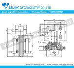 ELEVATOR GUIDE SHOE GX-129  , SLIDING GUIDE SHOE , LIFT SAFETY PARTS   ,   RETED LOAD≤1600N ,  GUIDE RAIL 16MM
